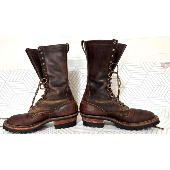 White's Men's size 8 B Hunter Vibram Handmade Spokane Washington Leather Boots - Picture 3 of 16